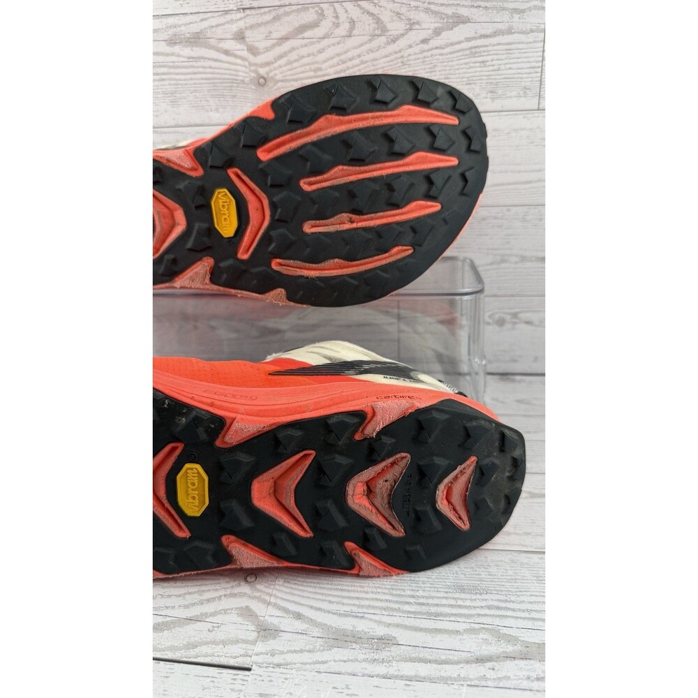 ALTRA Mont Blanc Carbon Mens 9.5 White Coral Trail Running Shoes #635 - Picture 7 of 7